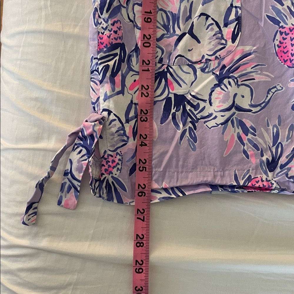 LILLY PULITZER Girls Little Lilly Classic Shift Dress Trunks in the Air Size 10 - Picture 10 of 13